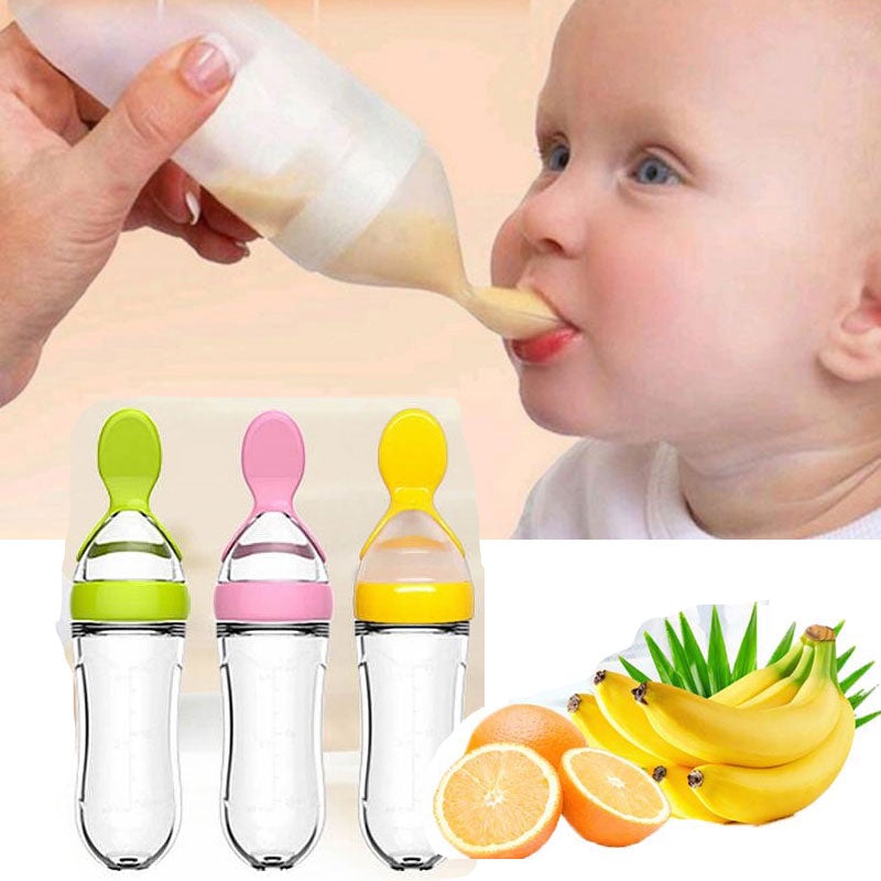 Biberon avec cuillère pour nouveau-né | EasyBottle™ - Familybaby.shop